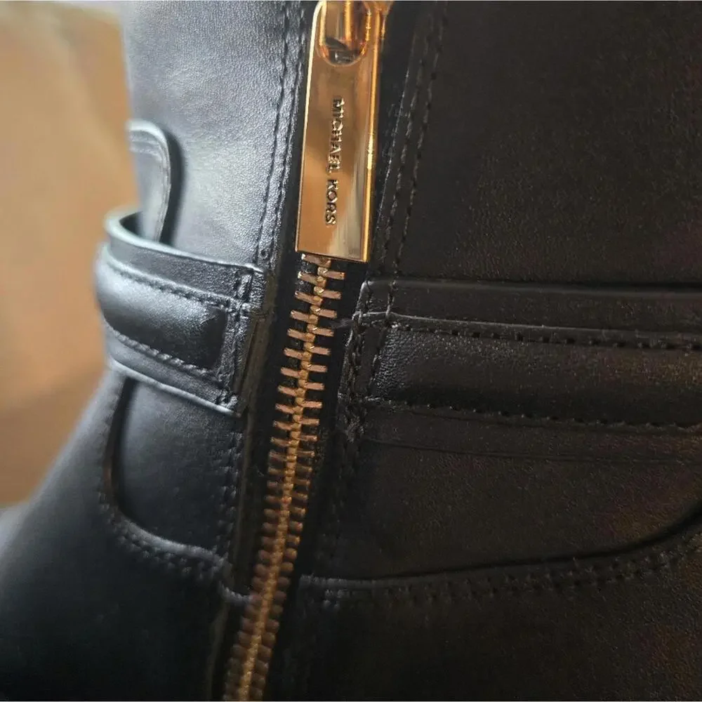 Michael Kors Mindy Leather Boot - Picture 11 of 12